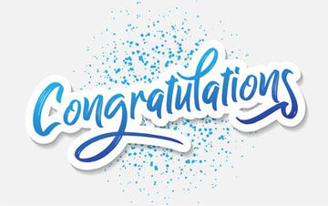 Congratulations banner