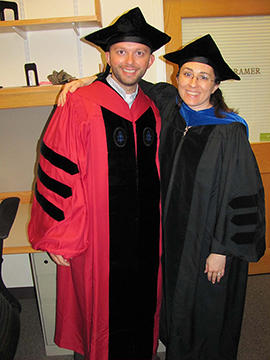 Elena Kramer and Josh Puzey 2012 Harvard Commencement