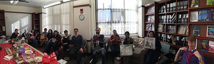 Kramer Lab and friends holiday party 2015