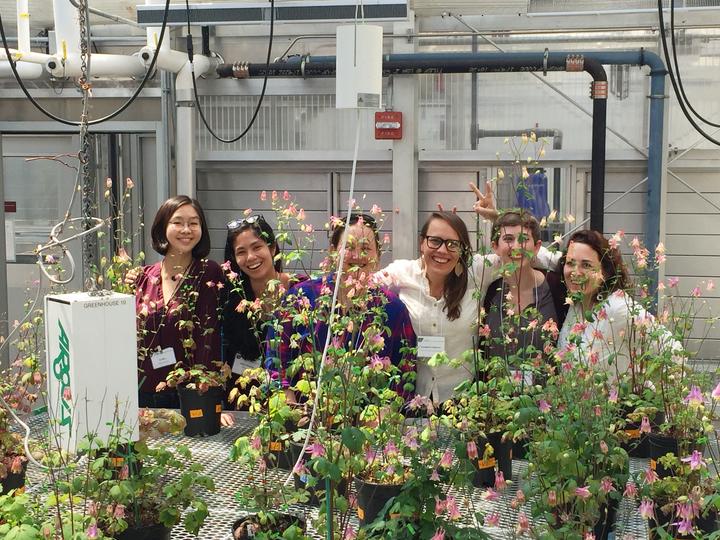 Anji came to visit Kramer lab and our beautiful F2s!