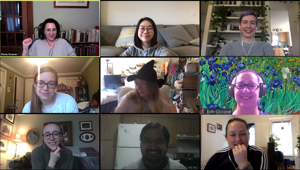 Kramer Zoom meeting photo